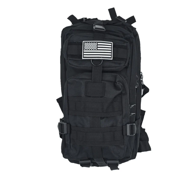 Armee-Style Rucksack 20 liter Schwarz BW BH wasserabweisend black