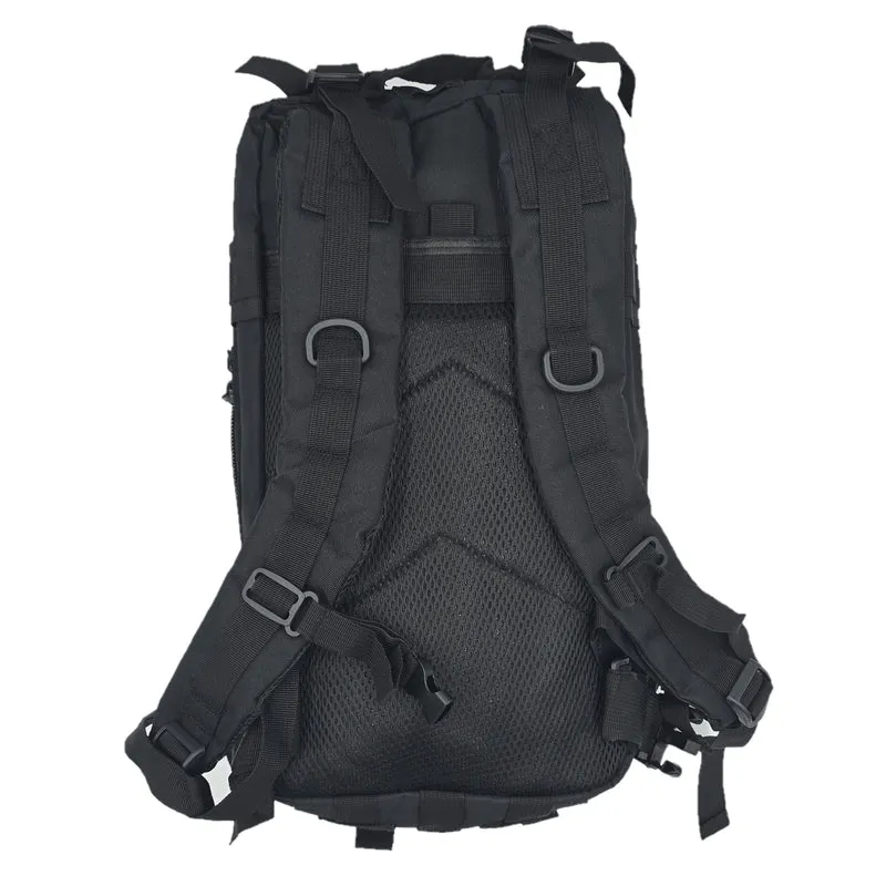 Armee-Style Rucksack 20 liter Schwarz BW BH wasserabweisend black