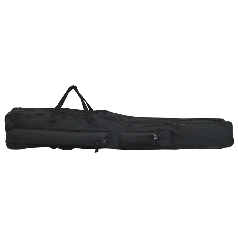 Angelrutentasche Schwarz 150 cm Oxford-Gewebe Rutenfutteral Rutentasche