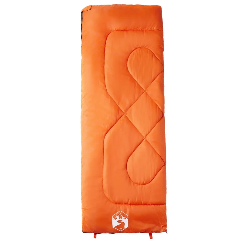 Schlafsack Erwachsene Orange Schwarz Camping 3 Jahreszeiten 1,6 kg
