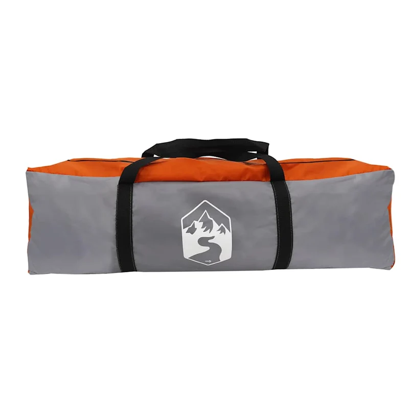 Beistellzelt Grau und Orange Wasserdicht Lagerzelt