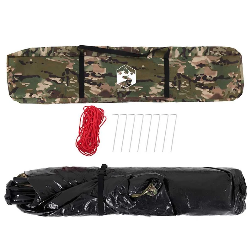 Zelt 4 Personen Tarnmuster Quick Release Wasserdicht Camping Angeln