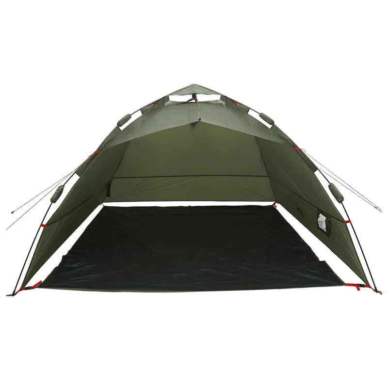 Zelt 4 Personen Olivgrün Quick Release Wasserdicht Camping Angeln