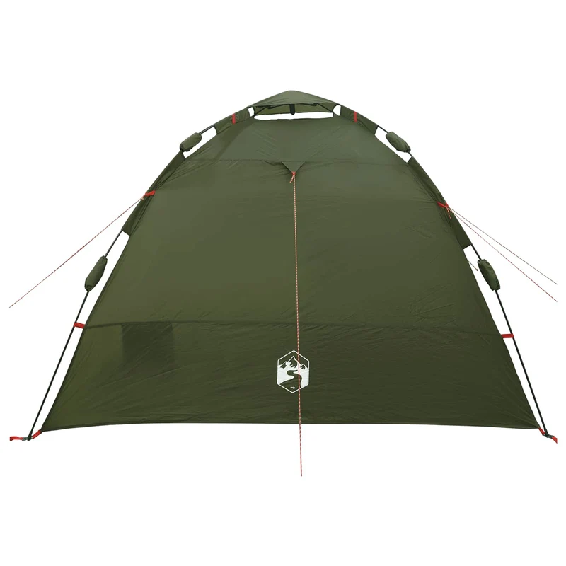 Zelt 4 Personen Olivgrün Quick Release Wasserdicht Camping Angeln