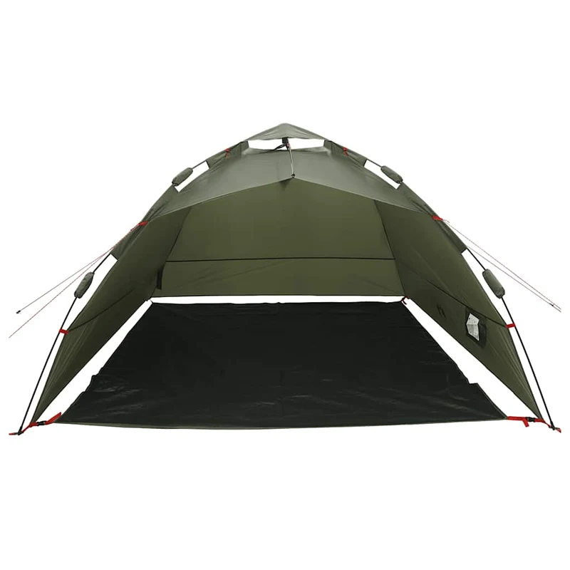 Zelt 4 Personen Olivgrün Quick Release Wasserdicht Camping Angeln