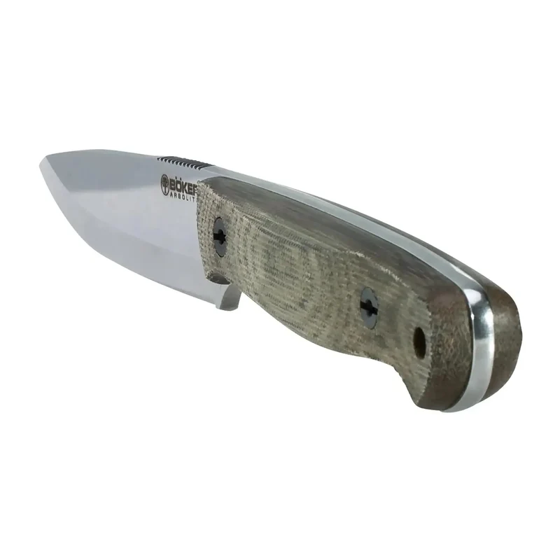 Messer Bushcraft Micarta grün