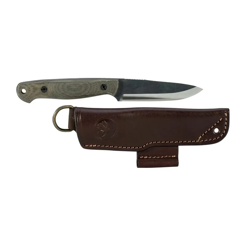 Messer Bushcraft Micarta grün