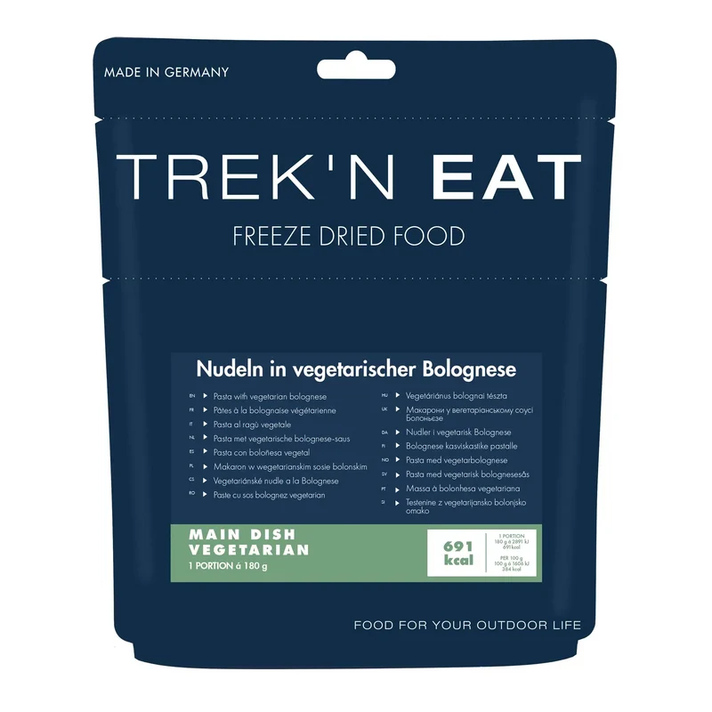 Nudeln in vegetarischer Bolognese