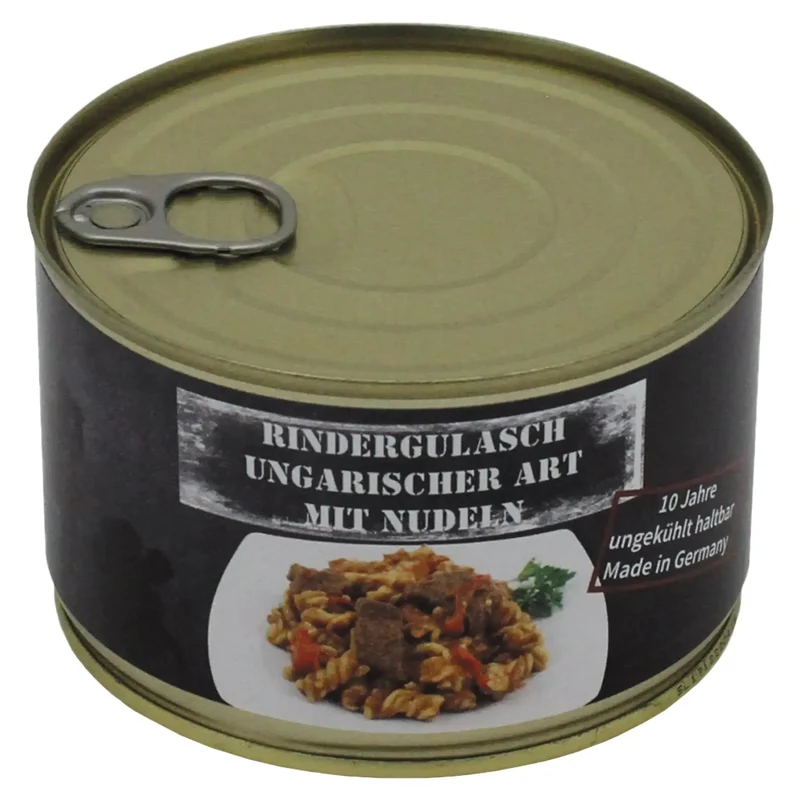 Rindergulasch ungarisch mit Nudeln Vollkonserve 400 g