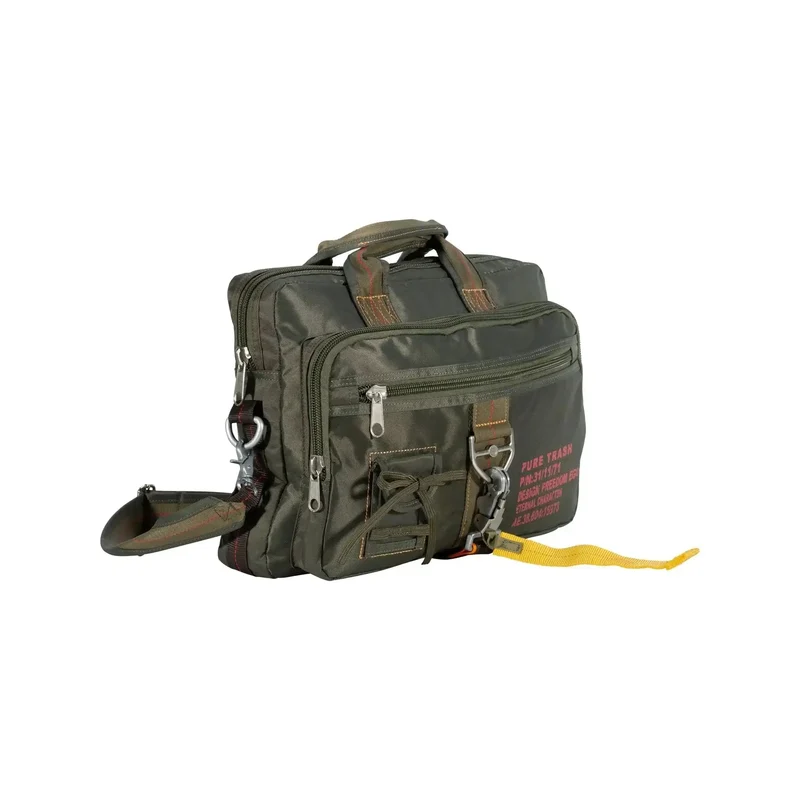 Handtasche Karabiner groß oliv
