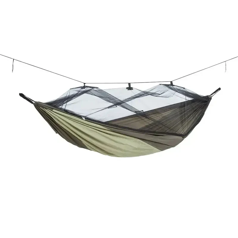 Hängematte Moskito Traveller Thermo grün schwarz