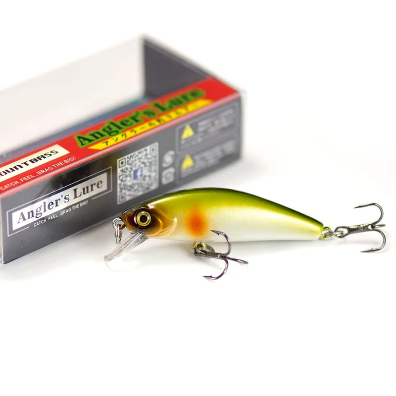 50mm 6.8g Countbass Sinking Minnow Wobblers Lures for Fishing, Fixed Weight Trout Fishing Bait Jerkbait Crankbait