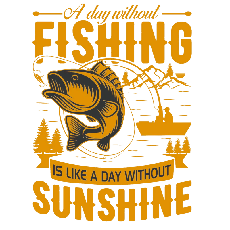 Angler T-Shirt "Without Fishing" Unisex