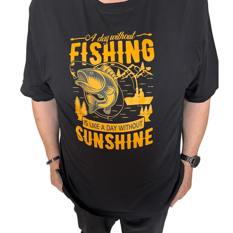 Angler T-Shirt "Without Fishing" Unisex