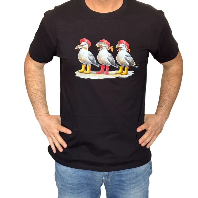 Angler T-Shirt "Nicht sprechen, sehen, hören" Unisex