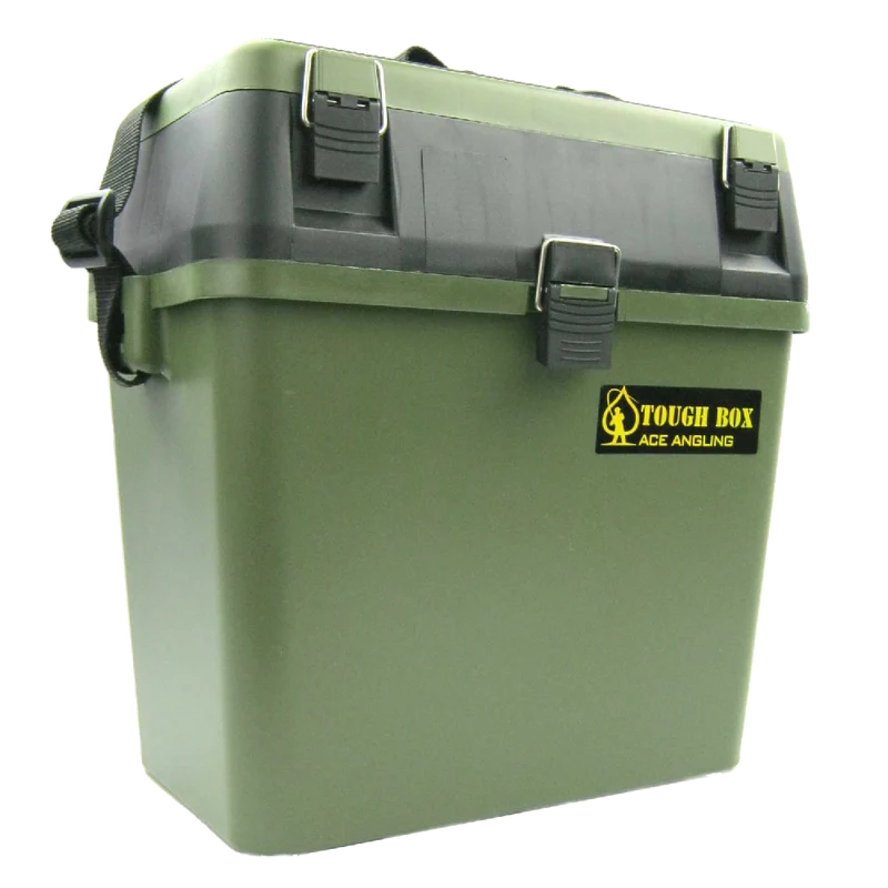 Fishing Tackle Seat Box Includes Padded Strap & Seat Pad Freepost