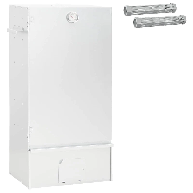 Räucherofen 83 cm Räucherschrank Smoker mit 2 Pellet Räuchertubes verzinkter Stahl