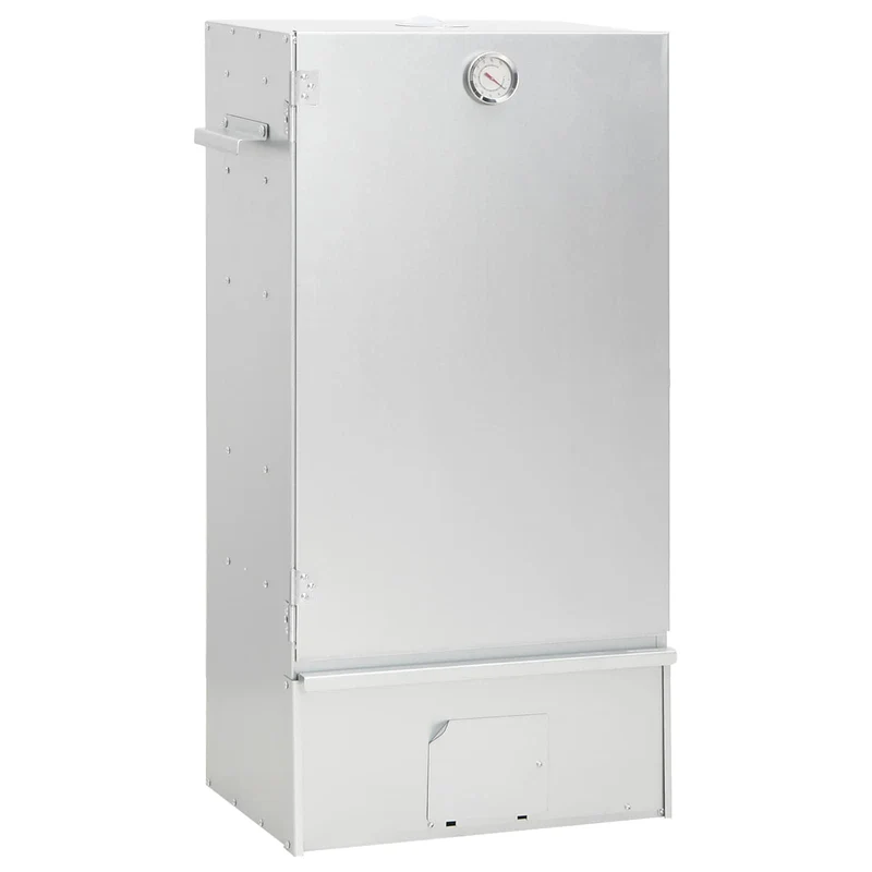 Räucherofen 83 cm Räucherschrank Smoker mit 2 Pellet Räuchertubes verzinkter Stahl
