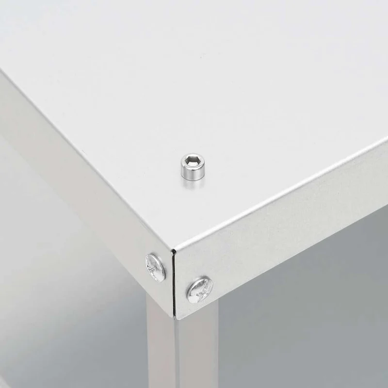Räucherofen 110 cm mit Tisch Räucherschrank Thermometer 3 Roste 12 Haken Smoker