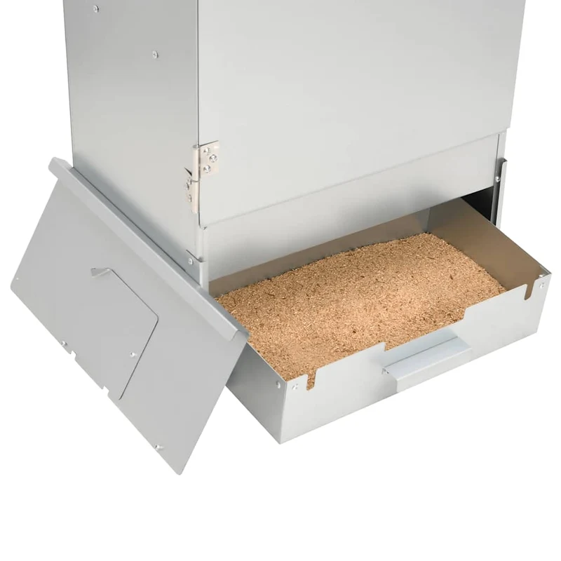 Räucherofen 83 cm mit Tisch Räucherschrank Thermometer 2 Roste 12 Haken Smoker