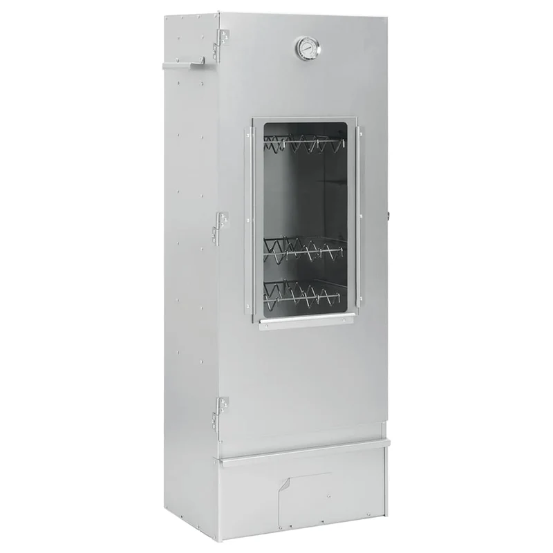 Räucherofen 110 cm Räucherschrank Glasfenster Kaltrauchgenerator Thermometer Smoker