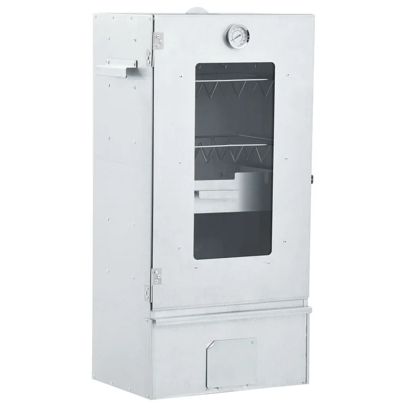Räucherofen 83 cm Räucherschrank Smoker Kaltrauchgenerator Thermometer 2 Roste