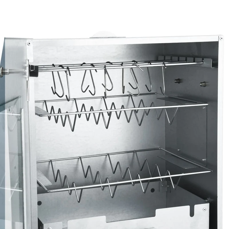 Räucherofen 83 cm Räucherschrank Smoker Kaltrauchgenerator Thermometer 2 Roste