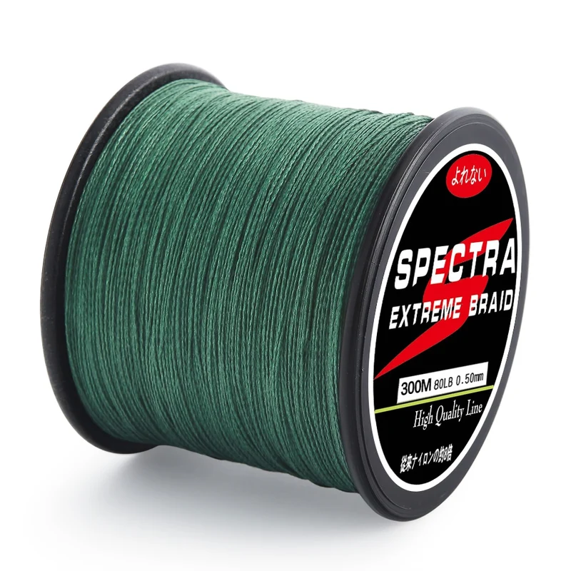 HOT Sale!Super 4 Strands Strong Japanese 300m Brand Multifilament PE Braided Fishing Line 10 20 30 40 50 60 80LB For Fishing