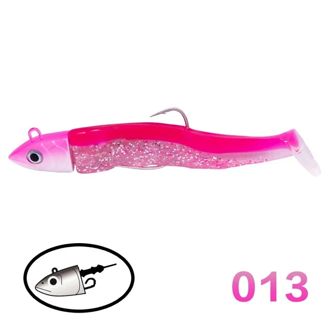 Hunthouse black minnow 25g 40g 60g 120g fishing lure soft pike lure leurre souple shad peche iscas artificiais silicone lure
