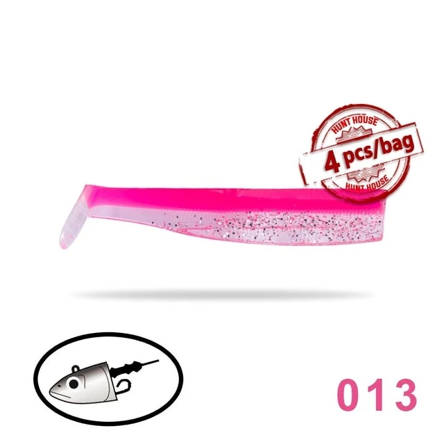 Hunthouse black minnow 25g 40g 60g 120g fishing lure soft pike lure leurre souple shad peche iscas artificiais silicone lure