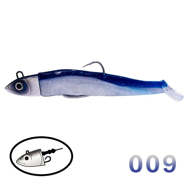 Hunthouse black minnow 25g 40g 60g 120g fishing lure soft pike lure leurre souple shad peche iscas artificiais silicone lure