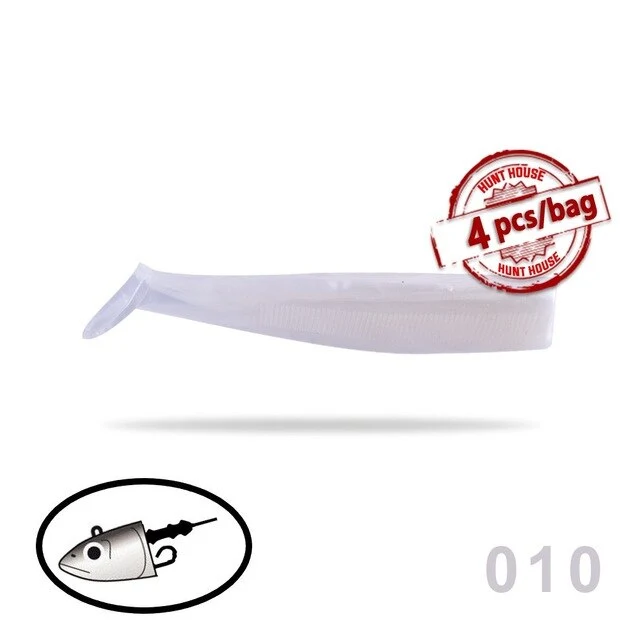 Hunthouse black minnow 25g 40g 60g 120g fishing lure soft pike lure leurre souple shad peche iscas artificiais silicone lure