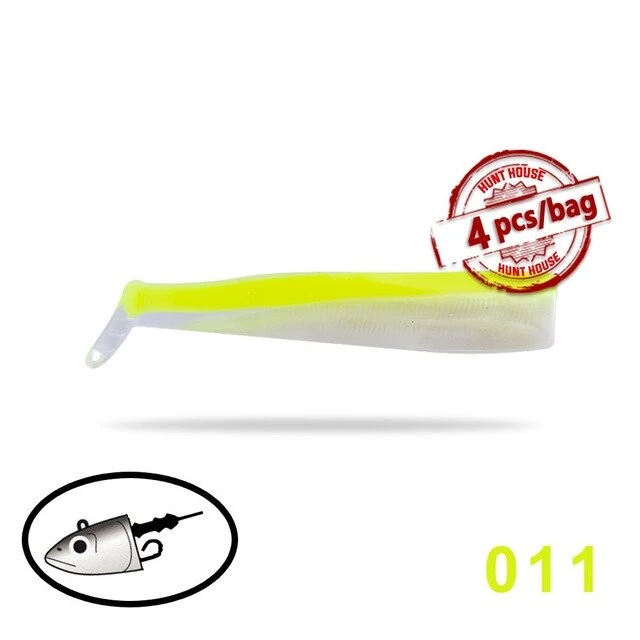 Hunthouse black minnow 25g 40g 60g 120g fishing lure soft pike lure leurre souple shad peche iscas artificiais silicone lure