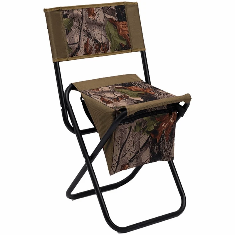 Eurocatch Klappstuhl Set für Angler 2 Angelhocker mit Rückenlehne Tasche und Camouflage Design