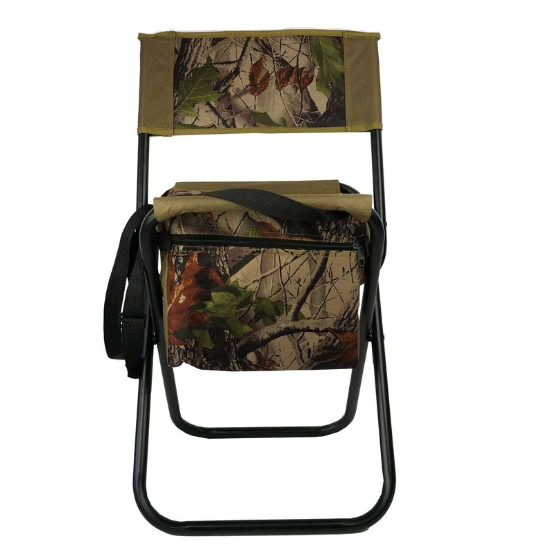 Eurocatch Klappstuhl Set für Angler 2 Angelhocker mit Rückenlehne Tasche und Camouflage Design