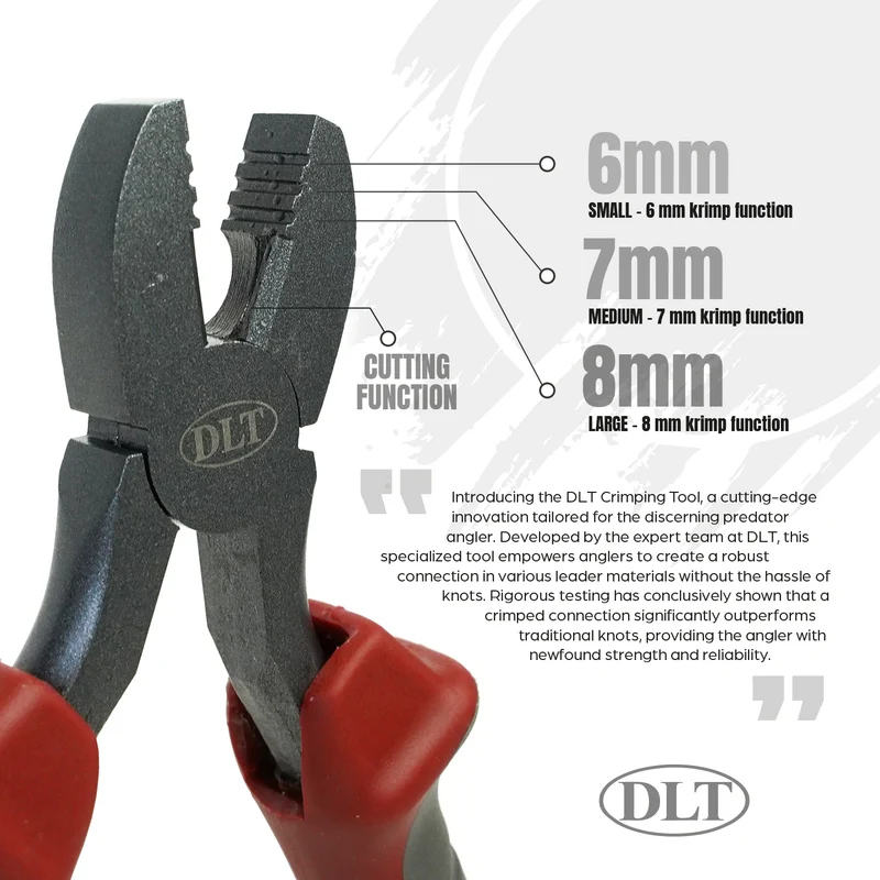 DLT Vorfach-Kit – Zange, Stahl & Sleeves – Knotenfrei