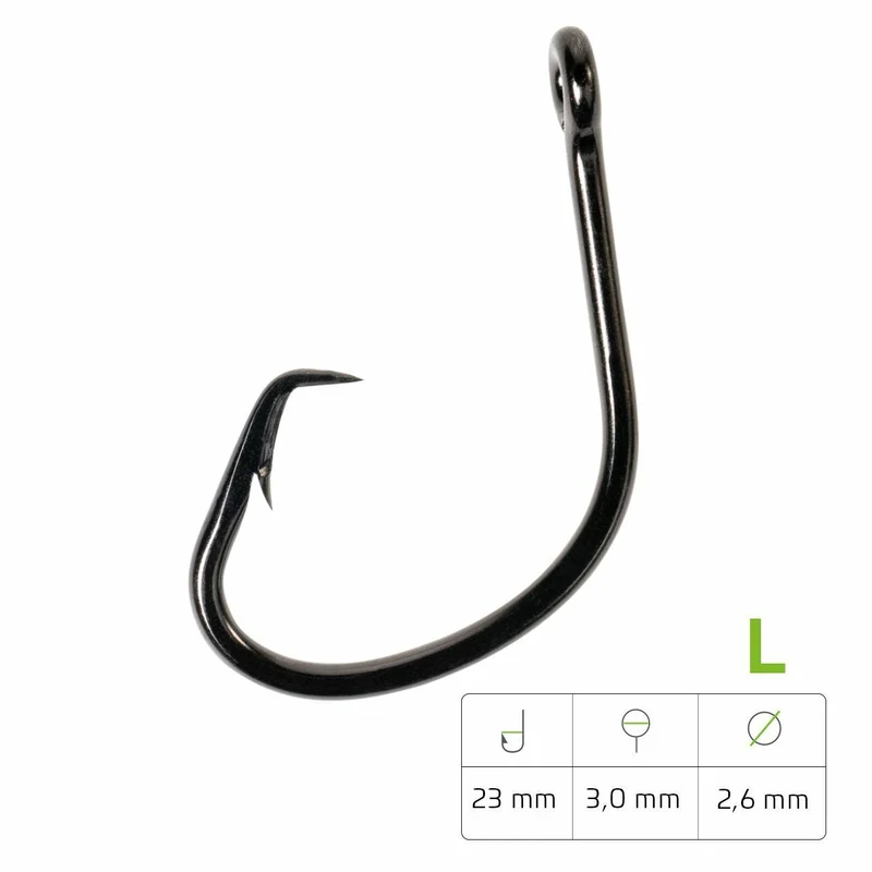 Zeck Circle Striker Single Hook Kreishaken Welshaken Wallerhaken Catfish