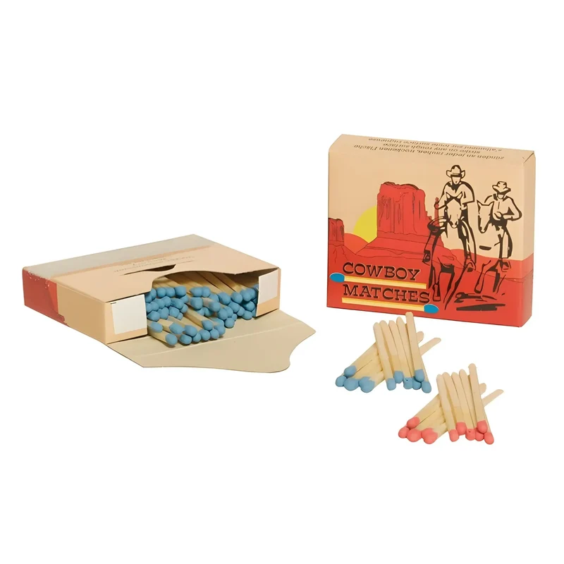 Streichhölzer Überallanzünder Cowboy Matches 5 Schachteln