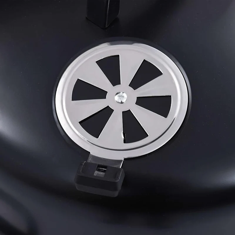 3in1 Räuchergrill Smoker Holzkohlegrill mit Thermometer BBQ Grill