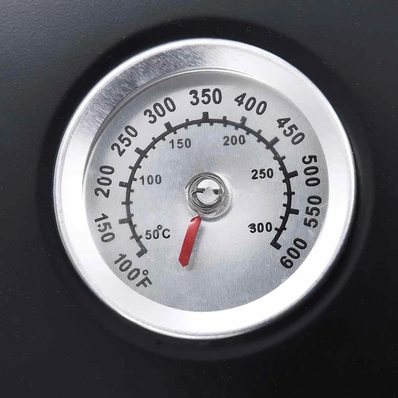 3in1 Räuchergrill Smoker Holzkohlegrill mit Thermometer BBQ Grill