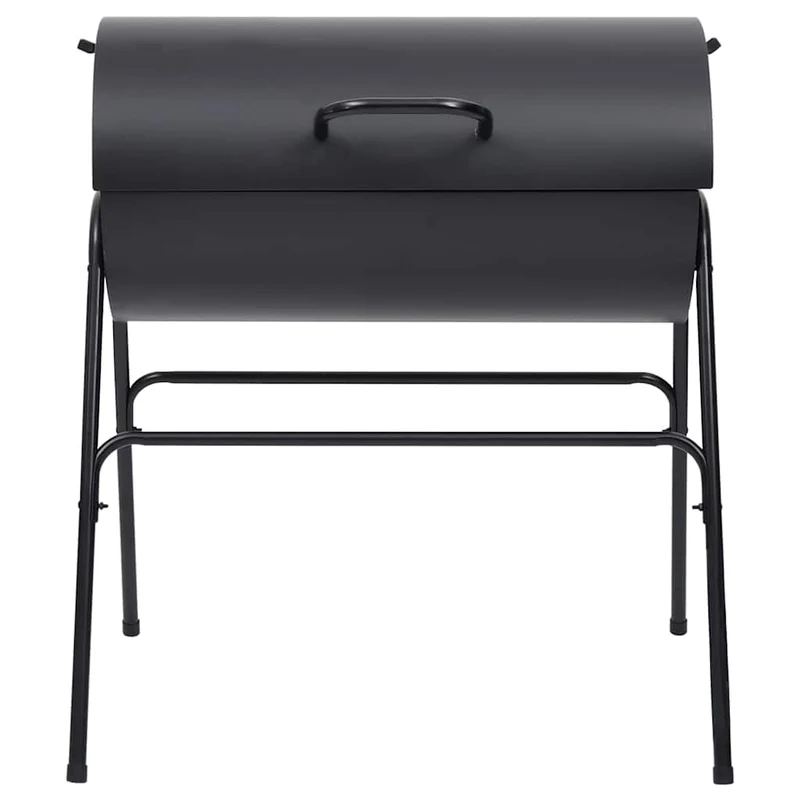 Holzkohlegrill XXL Grillwagen BBQ Grill mit Deckel Warmhalterost
