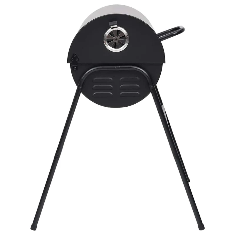 Holzkohlegrill XXL Grillwagen BBQ Grill mit Deckel Warmhalterost