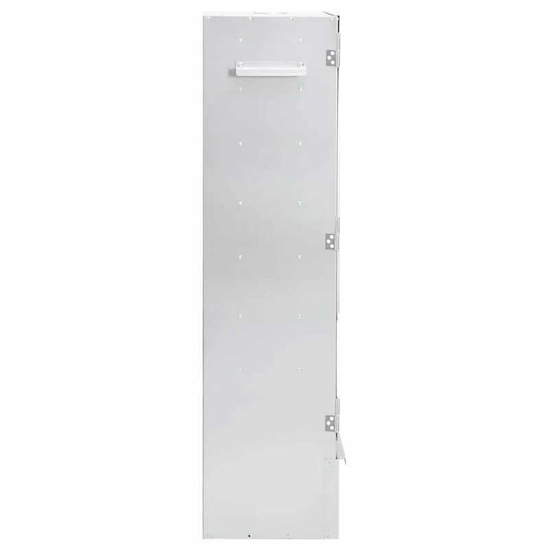 Räucherofen 1 kg Räuchermehl Smoker 44,5 x 29 x 110 cm Räucherschrank verzinkt