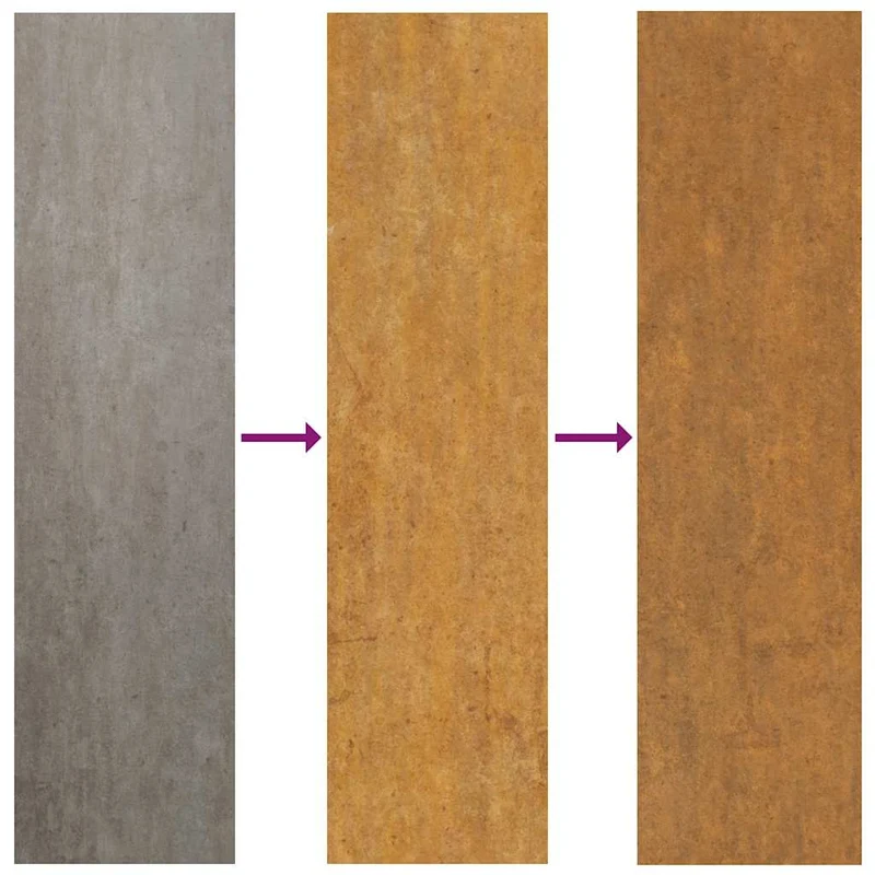 Hochbeet 100x100x36 cm Cortenstahl rostig Pflanzbeet Pflanzkasten