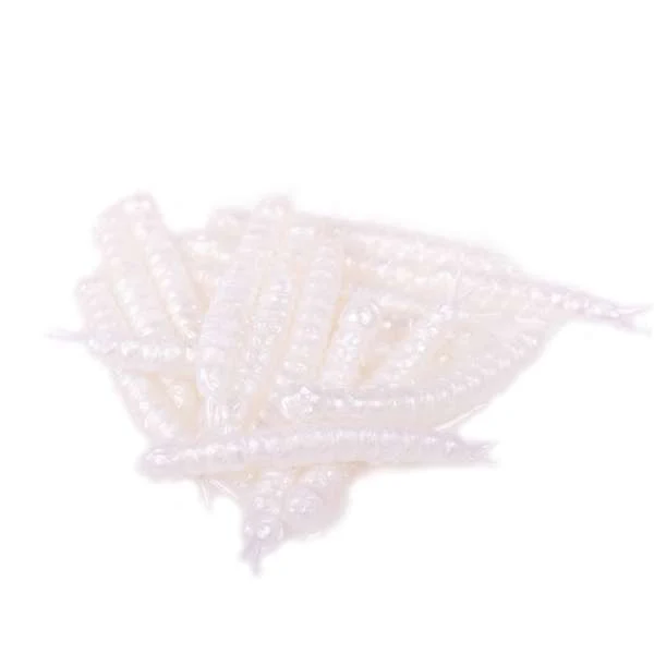Libra Lures Slight Worm Silberperle 3,8cm 15er