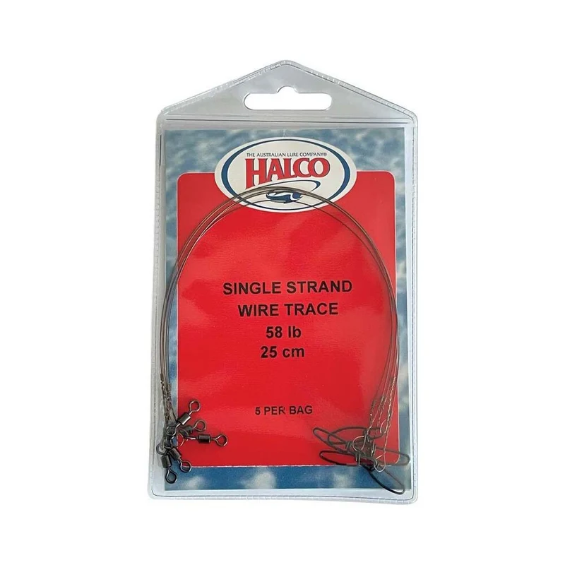 Halco Einstrang-Stahlvorfach 22.7kg 50cm