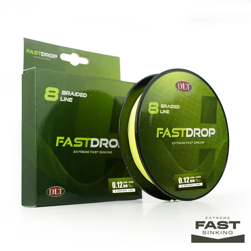 DLT FastDrop 8-Braid Angelschnur – 200 m, stark & reißfest