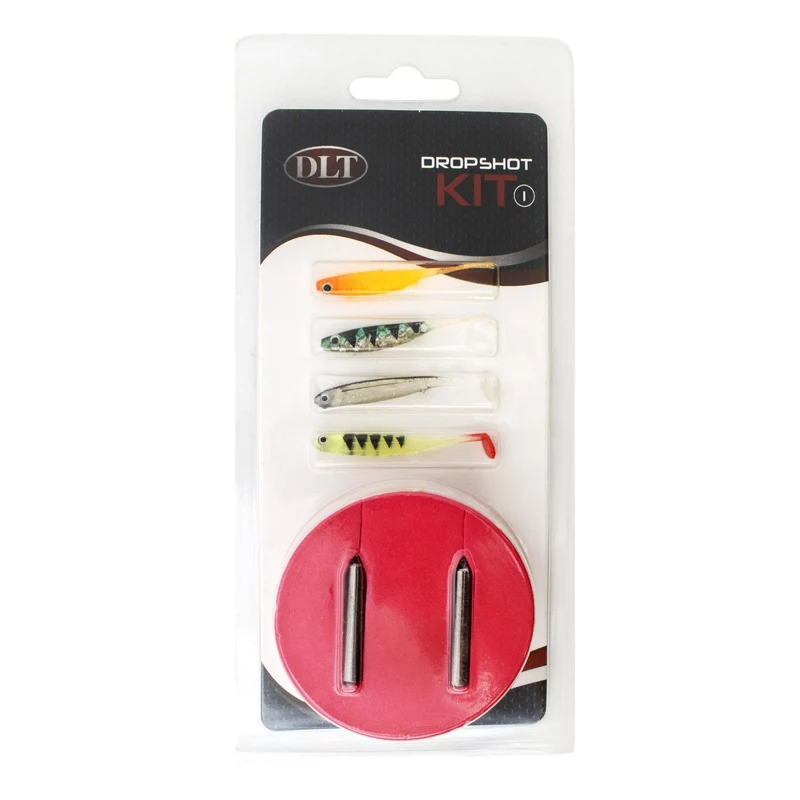 DLT Dropshot Kit Nr. 1 – Komplettset mit Haken, Bleien & Shads