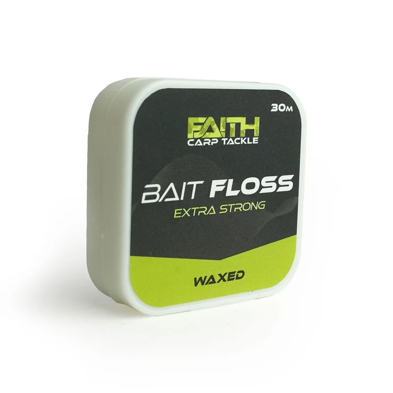 Faith Baitfloss Extra Stark – 30 m Spule Köderband für Rigs