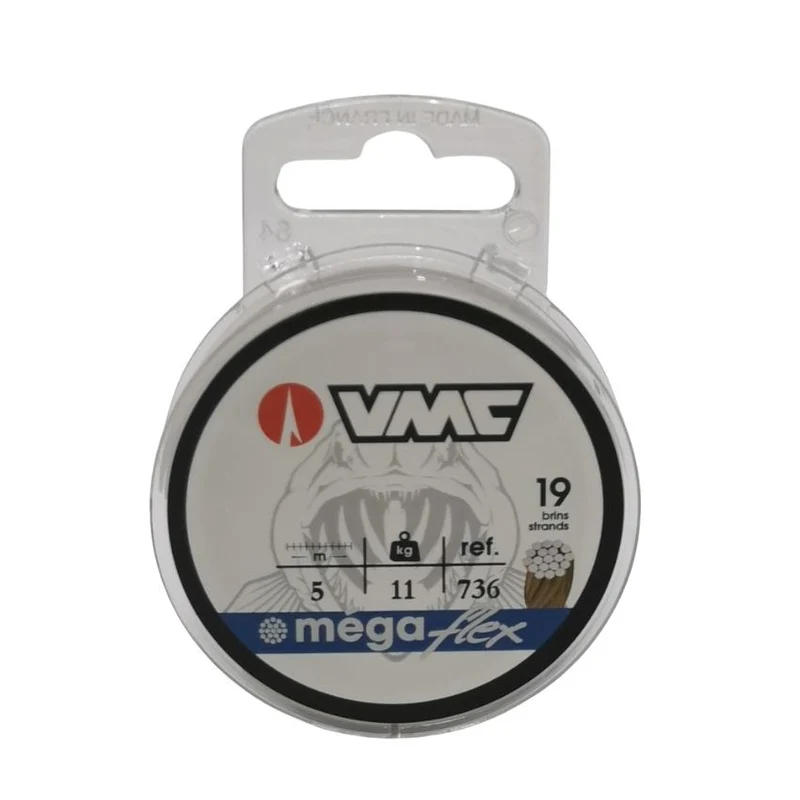 VMC Megaflex 1x19 Stahlvorfach 5m